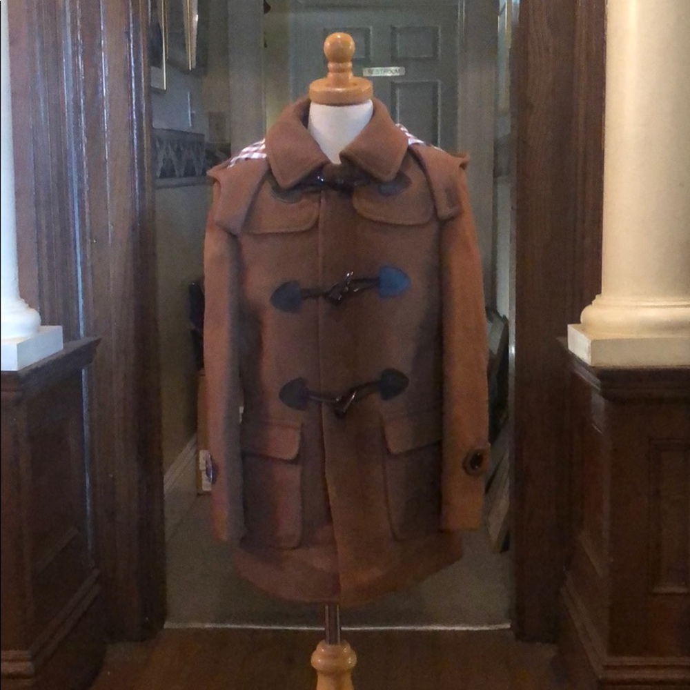 Hooded toggle coat